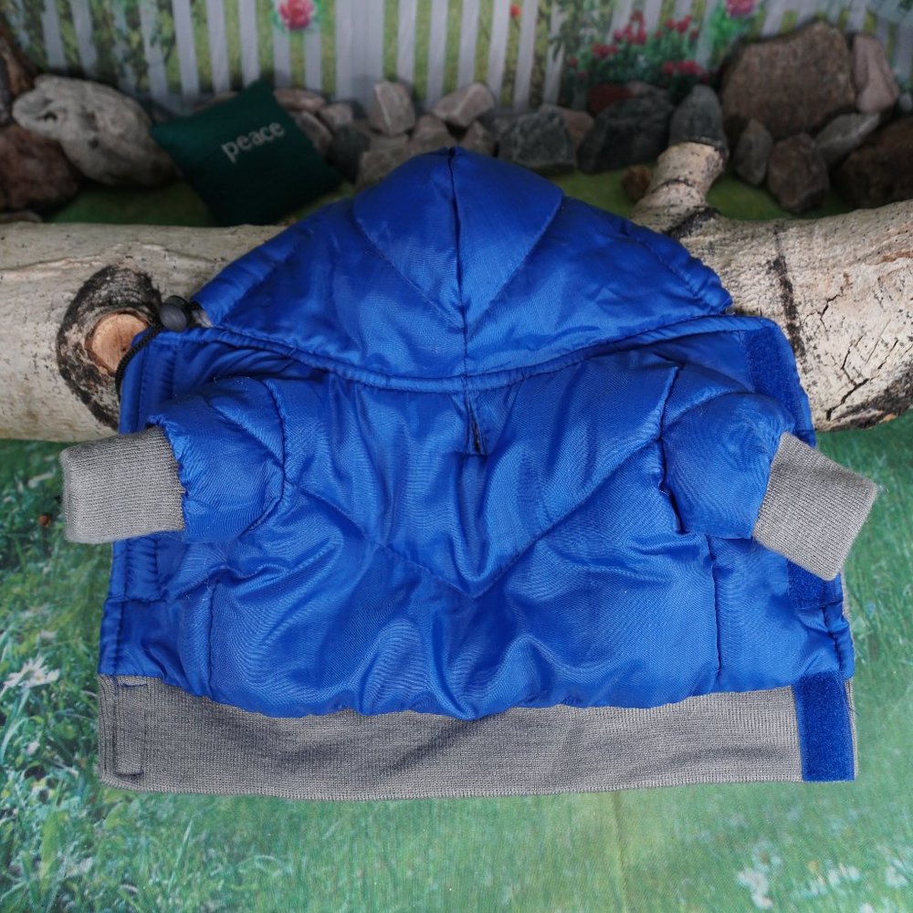 Real Fur Lined Winter Jacket for Small Dog Pet Size XS NWOT Item #DC00015